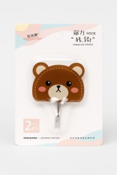 Крючок на липучке «Bear», brown