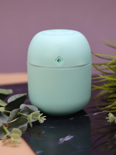 Настольный увлажнитель воздуха - ночник "Lucky flower", green, (портативный, USB) 