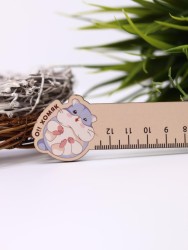 Линейка ECO из дерева «О! Хомяк»