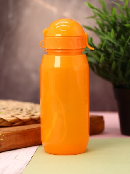 Бутылка "Classic" с трубочкой, orange (400 ml) 