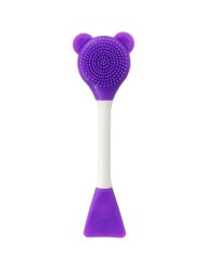 Двусторонняя кисть-щётка для лица "Polar Clean", purple
