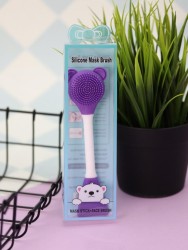 Двусторонняя кисть-щётка для лица "Polar Clean", purple