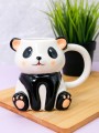 Кружка керамическая «Modest panda», white