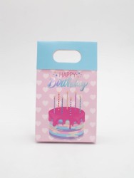 Пакет подарочный «Happy your day», green (12*20*6)
