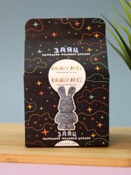 Алмазная мозаика на брелке Draw Me! «Silver hare», (4*3.5*8 см)
