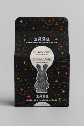 Алмазная мозаика на брелке Draw Me! «Silver hare», (4*3.5*8 см)