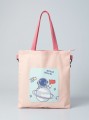 Сумка шоппер "Space travel earth", pink