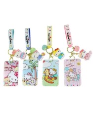Бейдж на карабине с брелоком "Hello Kitty", ABS (7*11 см), mix