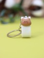 Брелок-степлер "Bear", white