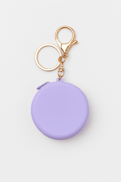 Брелок-кошелёк "Simple round", purple 