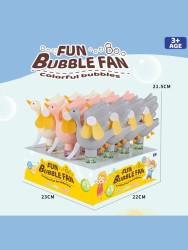 Портативный механический ручной вентилятор «Funny goose», mix, шоу-бокс 12 шт.