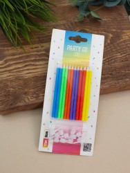 Набор свечей 12 шт. "Color burst", 10,5 см