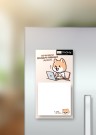 Магнитный блок для заметок  ПО-ПЛАНУ. "Business dog", плотность 80 г.