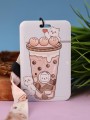Футляр для карт на ленте "Bubble shake", blue
