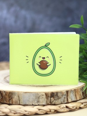Обложка для студенческого «Happy Avocado», плотность 600 мкм