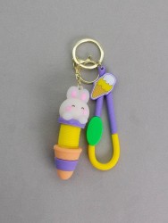 Брелок-антистресс "Long neck bunny", yellow (6,5 см)