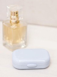 Контейнер для линз «Classic horizontal», blue