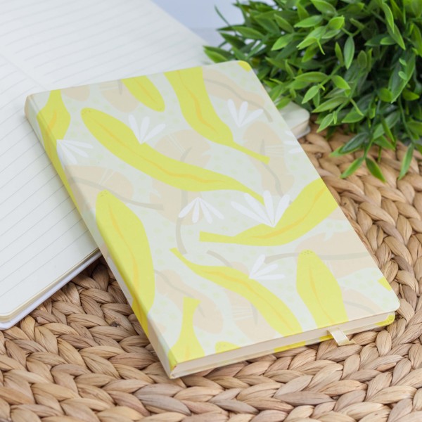Блокнот (A5) "Fruit banana", yellow (14.5*21) 