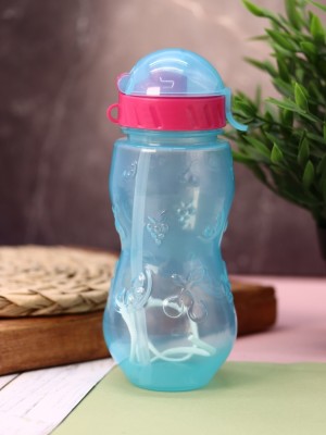 Бутылка "Fruit" с трубочкой, blue (400 ml)