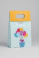 Пакет подарочный «Happy your day», yellow (12*20*6)