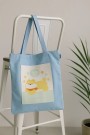Сумка шоппер "Yellow dog", blue