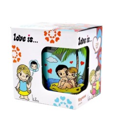 Кружка "Love is...Модерн", в подарочной упаковке, стекло (230 мл)