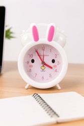 Часы-будильник «Honey bunny», pink (15,5х13 см)
