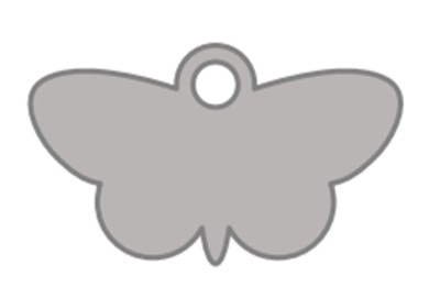 Светоотражающий элемент (фликер) "Butterfly", брелок