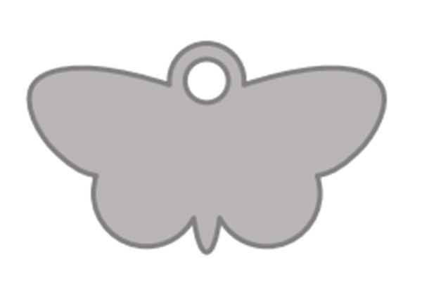 Светоотражающий элемент (фликер) "Butterfly", брелок 