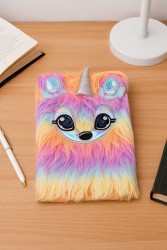 Блокнот плюшевый «Rainbow lama», holography, 21,5х14,5 см, плотность 80 гр.