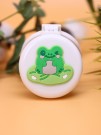 Расческа раскладная с зеркалом  "Froggy folding", white