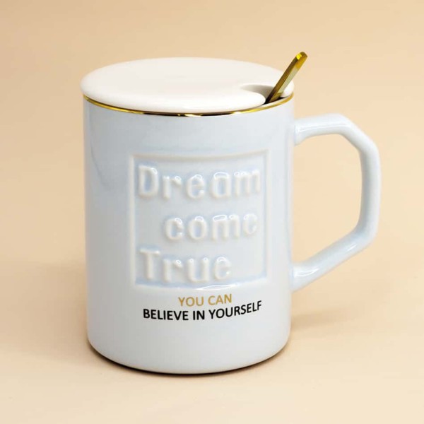 Кружка "Dream come true", blue (400ml) 