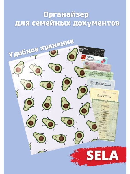 Органайзер для документов А4 Avocado (семейный) 