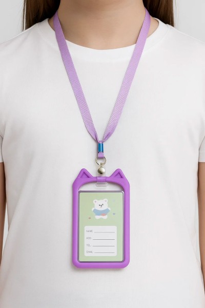 Футляр для карт на ленте "The starry sheep", purple 