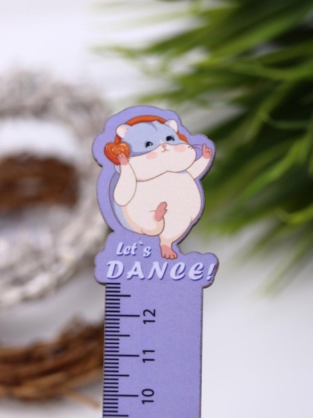 Линейка ECO из дерева «Let's dance» 