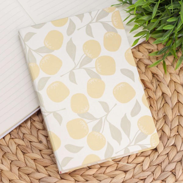 Блокнот (A5) "Fruit lemon", yellow (14.5*21) 