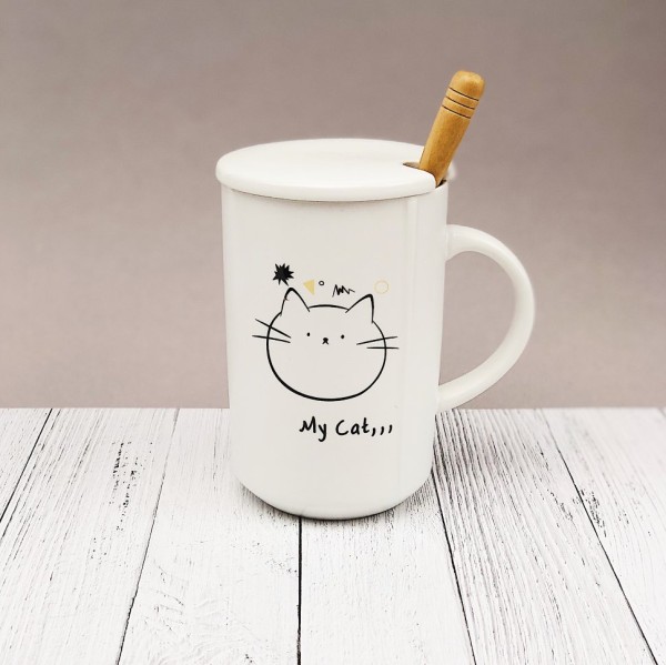 Кружка "My cat"(white) (380ml) 