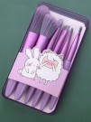 Набор кистей для макияжа "Kawaii touch", 6 кистей, purple