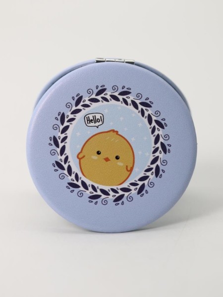 Зеркало "Little chick hello", purple 