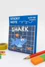 Блок для заметок "Sea shark", 50 л. 8*8 см