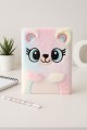 Блокнот плюшевый «Happy mouse», rainbow, 21 х 15 см, плотность 80 гр.