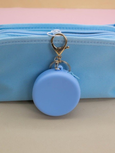Брелок-кошелёк "Simple round", blue 