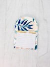 Магнитный блок для записей с карандашом «Leaves», white, 10х14 см