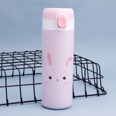 Термос "Face rabbit", pink (450ml)