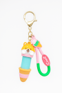 Брелок-антистресс "Long neck dog", green (6,5 см)