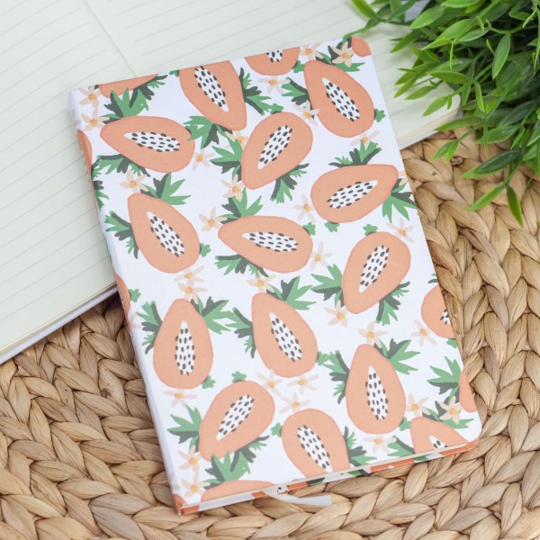Блокнот (A5) "Fruit papaya", red (14.5*21) 