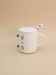 Кружка «Minimalistic cat», white (360 ml)