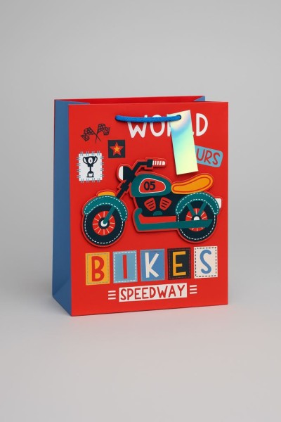 Пакет подарочный «Power», bikes (18*23*10) 