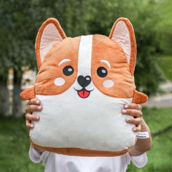 Мягкая игрушка Hugme toys «Корги», 40 см