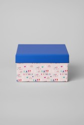 Подарочная коробка «Happy birthday», 15*15*6.5